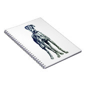 Engels Greyhound Breed Notitieboek (Rechterzijde)