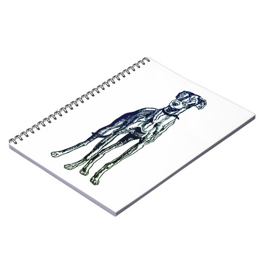 Engels Greyhound Breed Notitieboek (Linkerzijde)