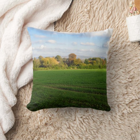 Engels Herfst Landschap - Gepersonaliseerde Gooi Kussen (Deken)