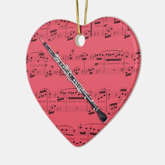 Engels Horn - Kies uw kleur Keramisch Ornament (Links)