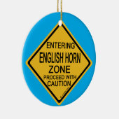 Engels Horn Zone invoeren Keramisch Ornament (Rechts)