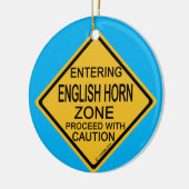 Engels Horn Zone invoeren Keramisch Ornament (Links)