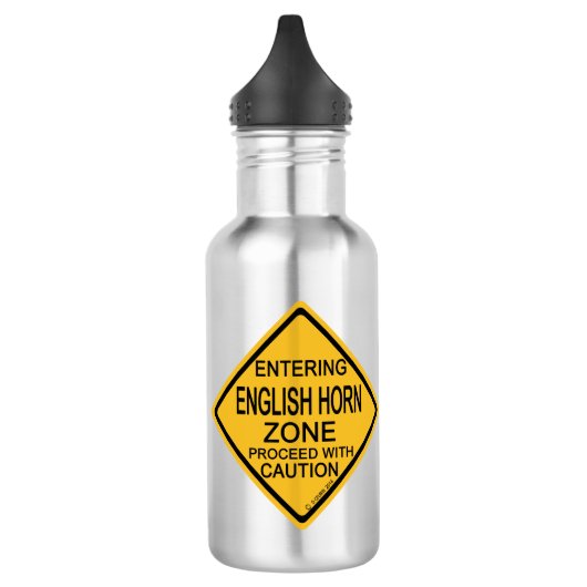 Engels Horn Zone invoeren Waterfles (Links)