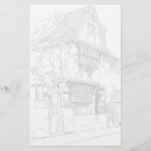 Engels huis briefpapier