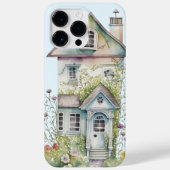 Engels huisje blauwe lucht eigenzinnige stenen hui Case-Mate iPhone case (Achterkant)