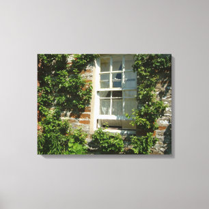 Engels huisje is charmant canvas afdruk