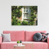 Engels huisje is charmant canvas afdruk (Insitu (Woonkamer))