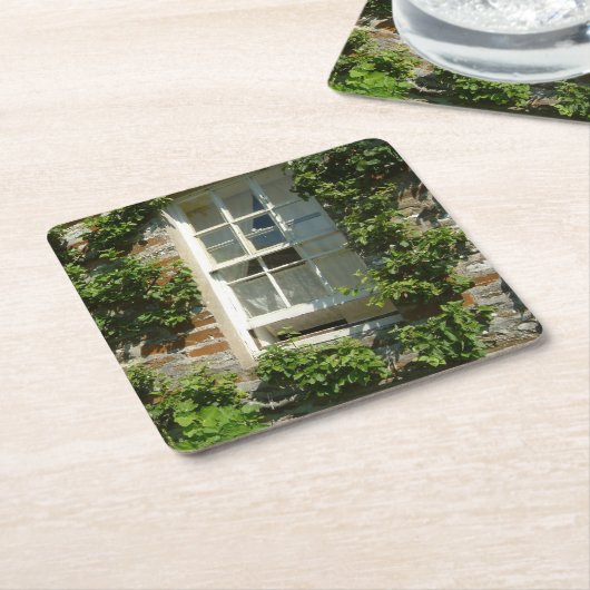 Engels huisje is charmant kartonnen onderzetters (Schuin)