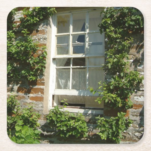 Engels huisje is charmant kartonnen onderzetters (Voorkant)