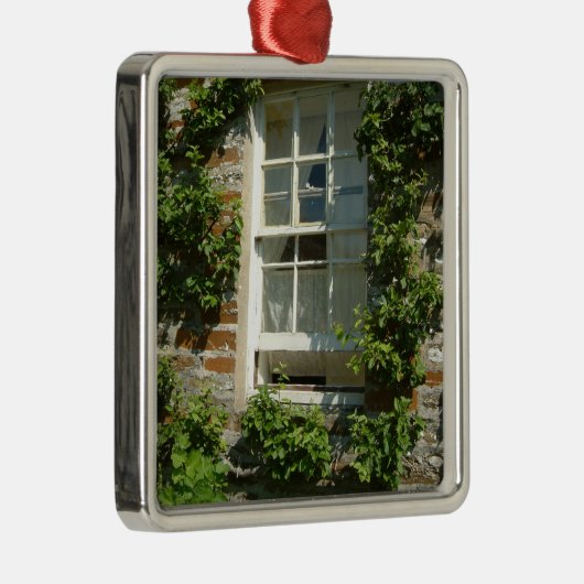 Engels huisje is charmant metalen ornament (Rechts)