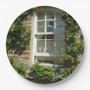 Engels huisje is charmant papieren bordje