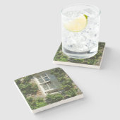 Engels huisje is charmant stenen onderzetter (Zijkant)