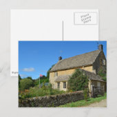 Engels huisje met tuinbriefkaart briefkaart (Voorkant / Achterkant)