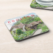 Engels huisje uitzicht onderzetters (Linkerzijde)