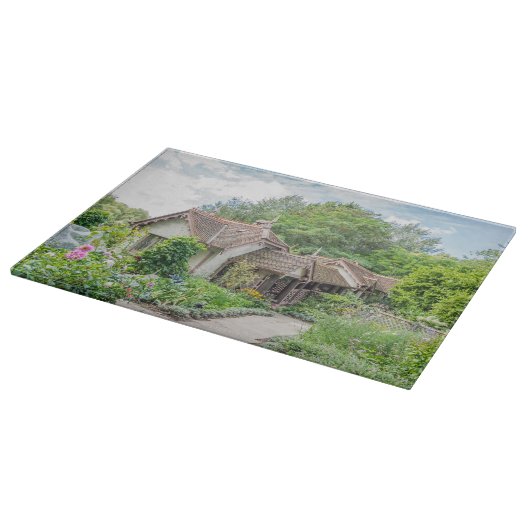 Engels huisje uitzicht snijplank (Hoek)