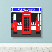 Engels Icons Modern Art verpakt canvas (Insitu (Houten vloer))