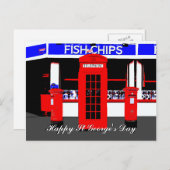 Engels Icons St Georges Day Briefkaart (Voorkant / Achterkant)