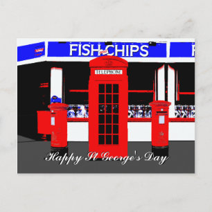 Engels Icons St Georges Day Briefkaart