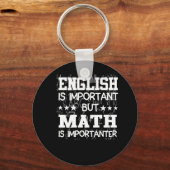 Engels is belangrijke Wiskunde Sleutelhanger (Voorkant)