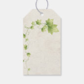 Engels Ivy Bruiloft Favor Labels Cadeaulabel (Achterkant)