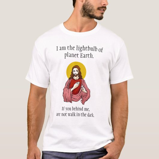 ENGELS: Jezus zegt.... T-shirt (Voorkant)