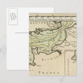 Engels kanaal briefkaart (Voorkant / Achterkant)