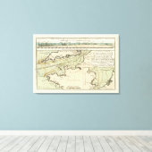 Engels kanaal canvas afdruk (Insitu (Houten vloer))