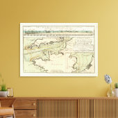 Engels kanaal canvas afdruk (Insitu (Woonkamer))