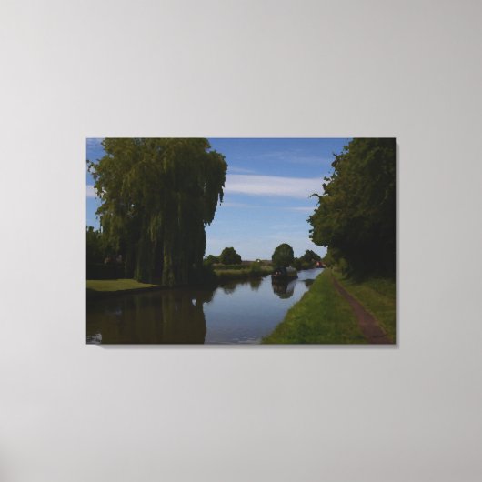 Engels kanaal scène canvas afdruk (Voorkant)