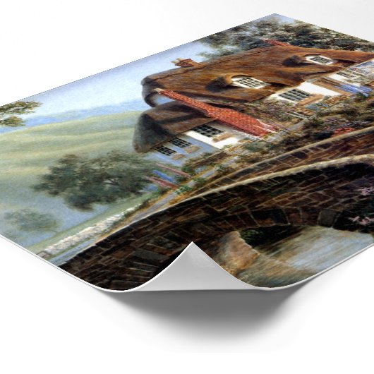 Engels Katoen op het platteland. Poster (Hoek)