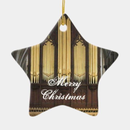 Engels Kerst orgel ornament (Voorkant)