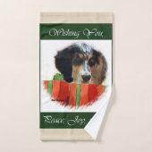 Engels kerstfeest bad handdoek (Handdoek)