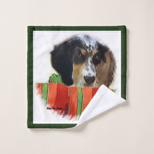 Engels kerstfeest bad handdoek (Wasdoekje)