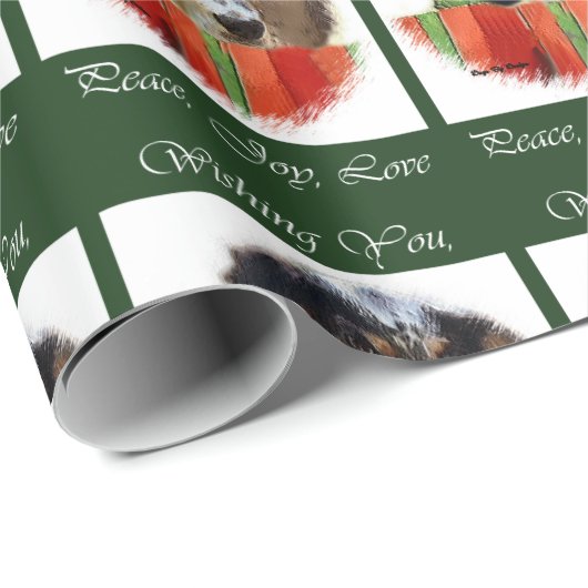 Engels kerstfeest cadeaupapier (Rol Hoek)