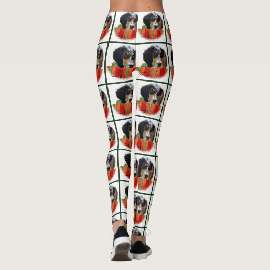 Engels kerstfeest leggings (Achterkant)