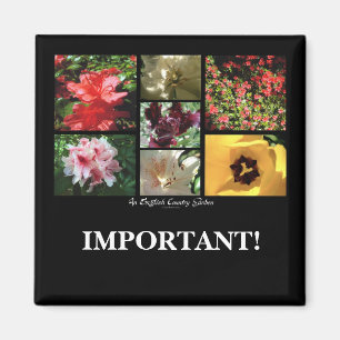 Engels land tuin Montage   Magneet