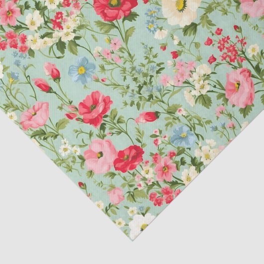 Engels Land Wildflower Tissuepapier (Detail)