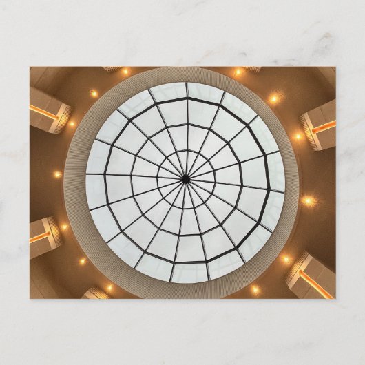 Engels landhuis plafond briefkaart (Voorkant)
