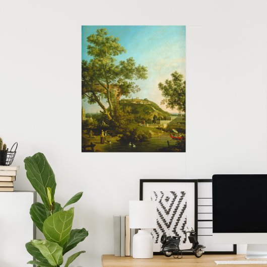 Engels landschap - Canaletto Fine Art Poster (Thuiskantoor)