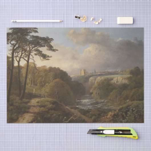  Engels Landschap in Derbyshire County Tissuepapier (Craft)