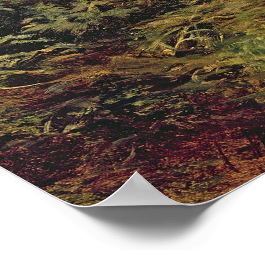 Engels landschap met een huis, 19e eeuw poster (Hoek)