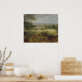 Engels landschap met een huis, 19e eeuw poster (Keuken)