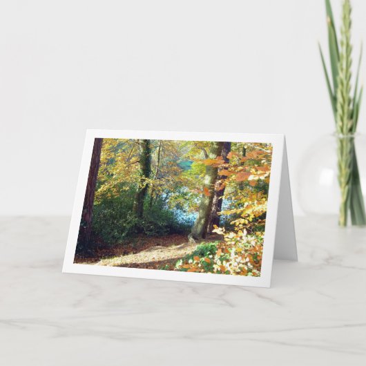 Engels landschappelijk boslandschap kaart (Voorkant)