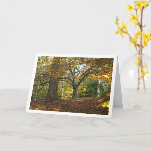 Engels Landschappelijk Boslandschap Kaart (Gele Bloem)