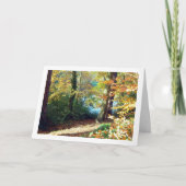 Engels landschapsbeeld met bos kaart (Voorkant)