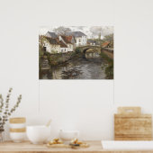 Engels landschapsverf, landschap poster (Keuken)