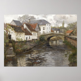 Engels landschapsverf, landschap poster