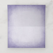 Engels Lavendel Wedding Gevouwen Plaats Kaart Plaatskaartje (Binnenkant ongevouwen)