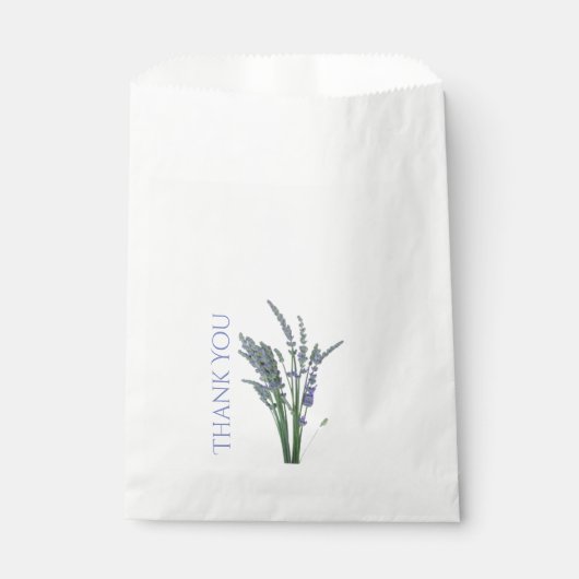 Engels Lavender Favor Bag Bedankzakje (Voorkant)
