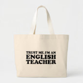Engels leraar grote tote bag (Voorkant)